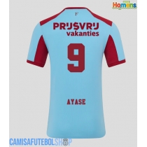 Camisa de time de futebol Feyenoord Ayase Ueda #9 Replicas 3º Equipamento 2025-26 Manga Curta